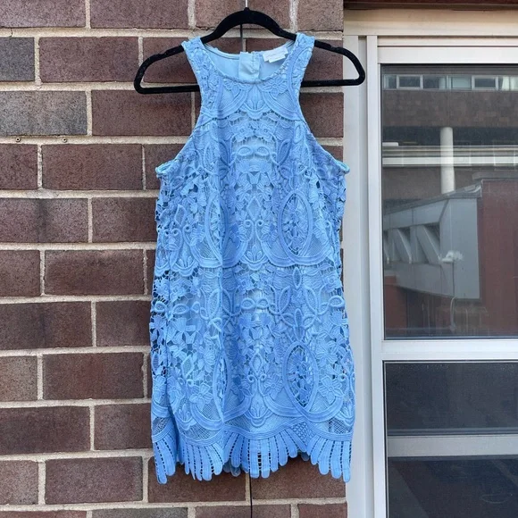 white christmas dresses Lover Crochet Knit Mini Dress main image 1